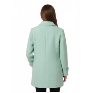 Mint Green Wool Coat