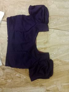 Elegant Purple &amp; White Davani Set Ready To Wear