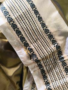 Pure silk kanjivaram in mehndi green