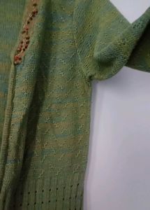 Green Ekle&#39; Cardigan