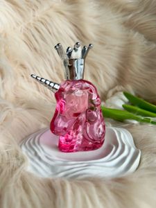 Pink Unicorn Crown Perfume Bottle