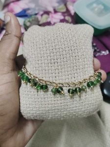 Green Beaded Bracelet
