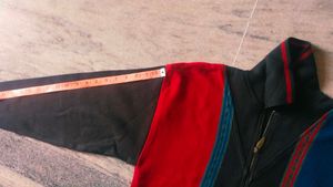 Colorful Zip-Up Jacket no damages some time use