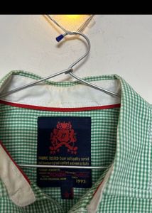 Men&#39;s Green Checked Shirt