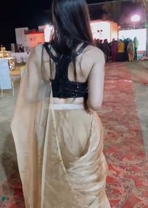Ruffle Saree