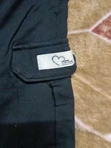Black Cargo Sweatpants