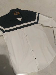 Stylish Two-Tone Shirt
