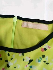 Yellow Dotted Dress