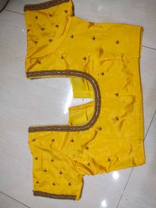 💛Yellow Maggam Work Blouse