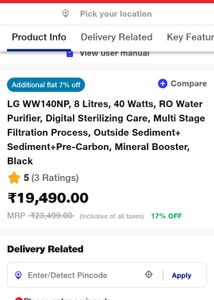 LG Water Purifier