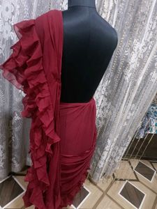 Frill Saari With Peticot