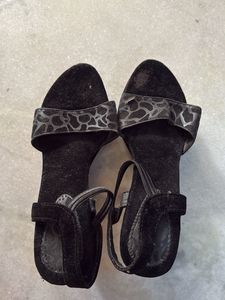 Black Ankle Strap Heels