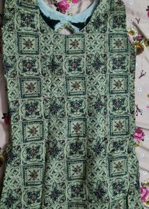 Patterned Mini Dress