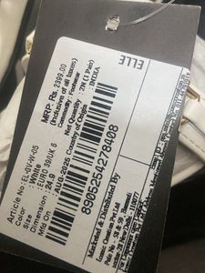 ELLE White Heeled Sandals - Size 6