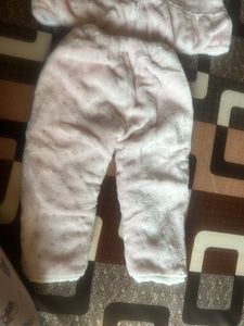 Party Wear Woollen Huddiee Suit For Baby Gir