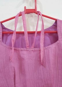 Long Pink Stylish Kurta💕