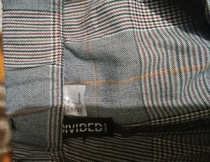 Grey Check Pants