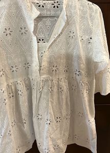 White Short Kurti For Women