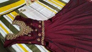 Maroon Gown