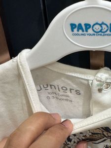 Cute Baby Romper with Character Print