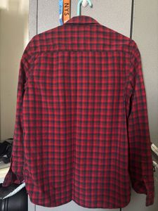 Lee Red Plaid Shirt 100% Original Men