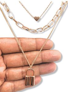 3 Layer Golden Neck Chain