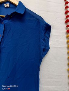 Transperancy Blue Stylish Shirt