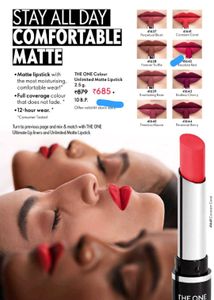 THE ONE Colour Unlimited Matte Lipstick