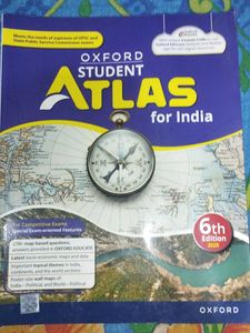 Oxford Student Atlas - for India with big map