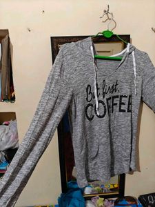 Grey Stylish Hoodie