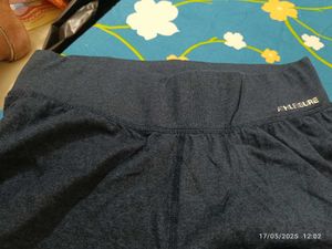 Xxl Soft Navy Blue Ankle Leggings