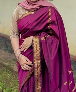 Elegant Purple Saree