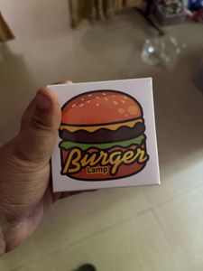 🍔 Burger Table Lamp – Light Up Your Space