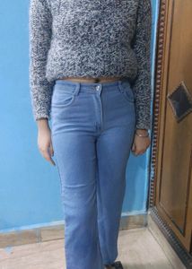 Blue Straight Jeans