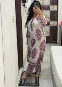 Elegant Printed Kurta Set