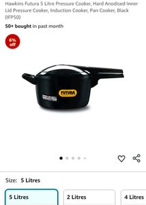 Hawkins Futura 5 Liter Pressure Cooker