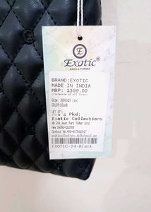 New Black Quilted Crossbody Bag