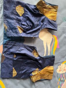 Navy blue Silk Saree