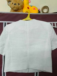 White Short Sleeve Top