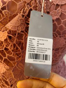 Elegant Lace Maxi Dress International Brand