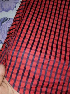 Red &amp; Black Checked Shirt