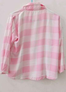 Pink Plaid Button-Down