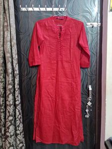 Libas Red Kurta