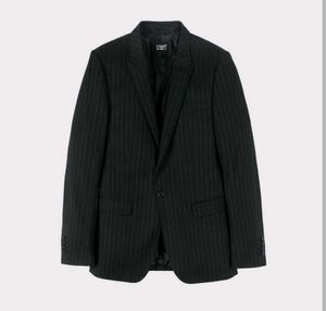 Striped Black Blazer