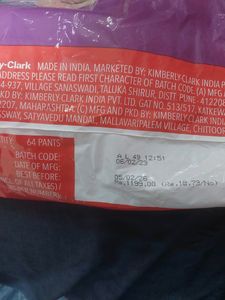 Huggies Wonder Pants Diapers 19pcs