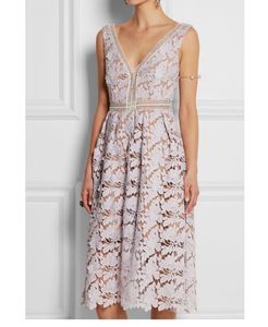 Floral Lace Midi Dress