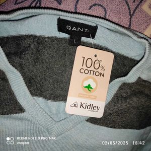 GANT Men's Striped Cotton Sweater