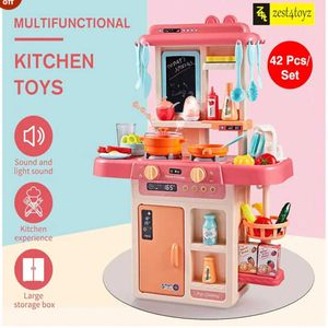Kitchen Set for Kids - Battery Operated, 42 items