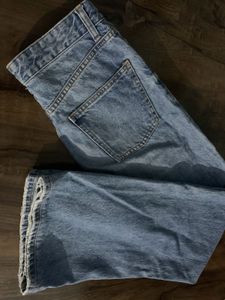 Wide Leg Ripped Jeans