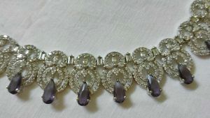 Elegant Purple Stone Jewelry Set
